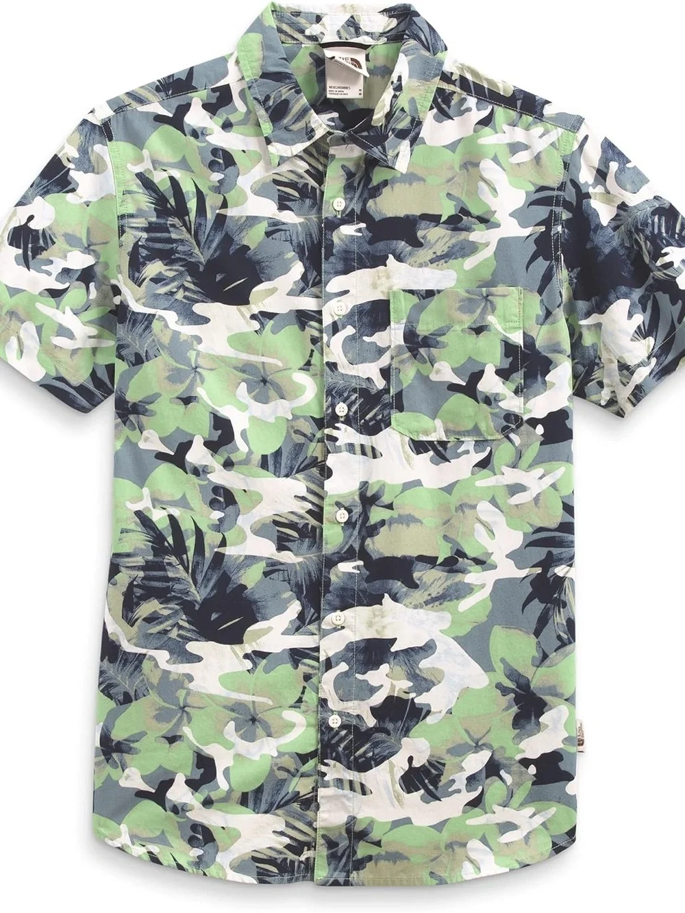 The North Face Baytrail Pattern Short Sleeve Button Down Shirt - L